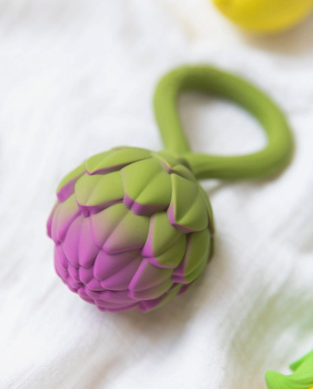 ARTICHOKE RATTLE TOY